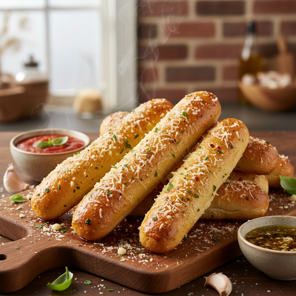 Garlic Parmesan Breadsticks recipe