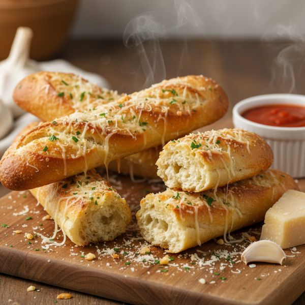 Garlic Parmesan French Breadsticks recipe