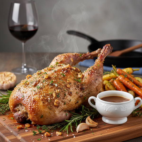 Garlic & Herb Whole Roasted Rabbit recipe