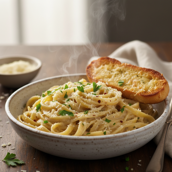 Garlicky Parmesan Pasta Delight recipe