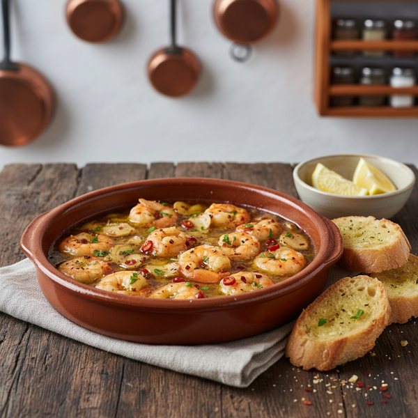 Garlicky Spanish Prawns al Ajillo recipe