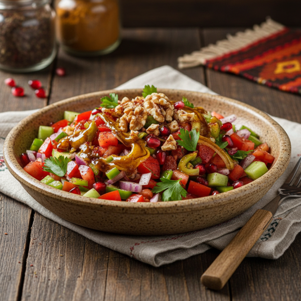 Gavurdagi Delight: A Vibrant Turkish Salad recipe
