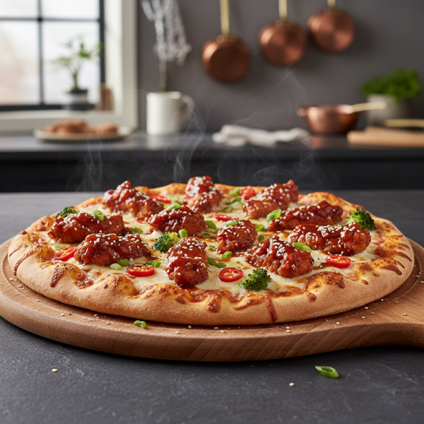 General Tso's Chicken Fusion Pizza recipe