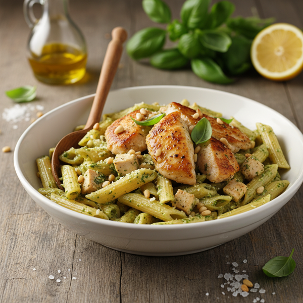 Genovese Chicken with Penne Pasta recipe
