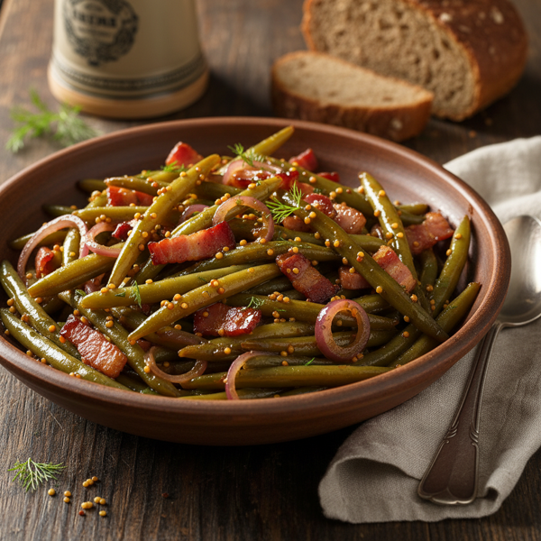German-Style Sweet and Sour Green Beans recipe