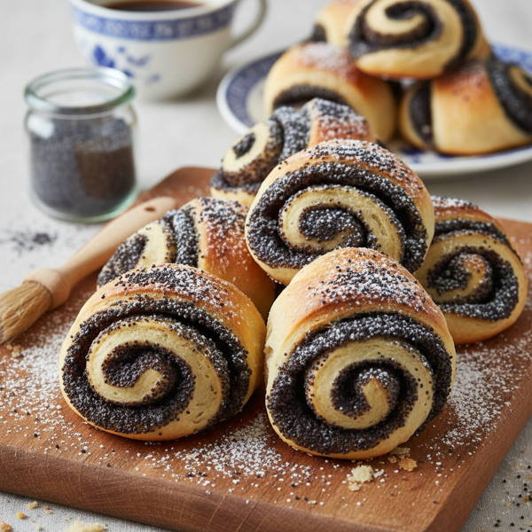 German Poppy Seed Crescent Rolls recipe