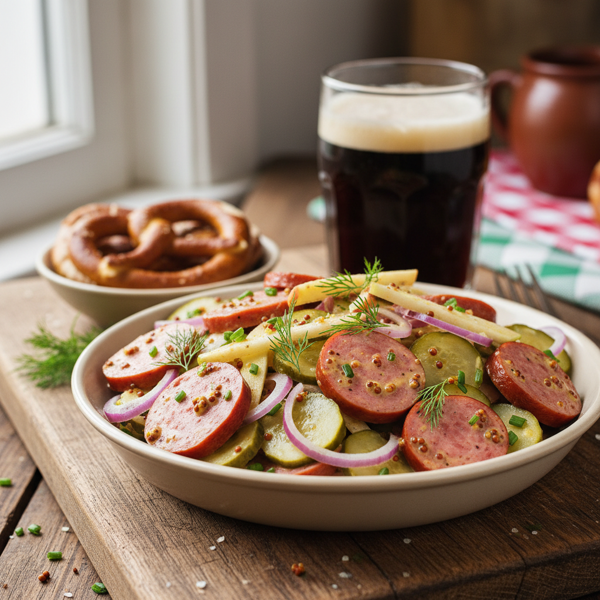 German Sausage Salad Delight recipe