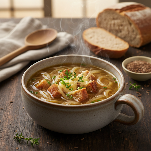 German Style Clear Onion Soup recipe