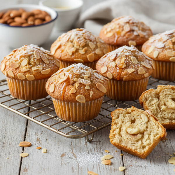 German Sweet Almond Muffins recipe