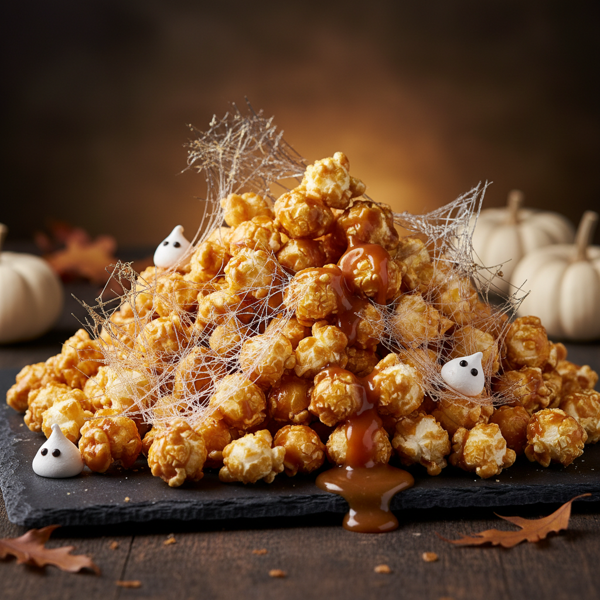 Ghostly Caramel Corn Delight recipe