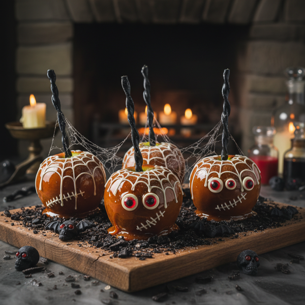 Ghoulish Caramel Apple Delights recipe