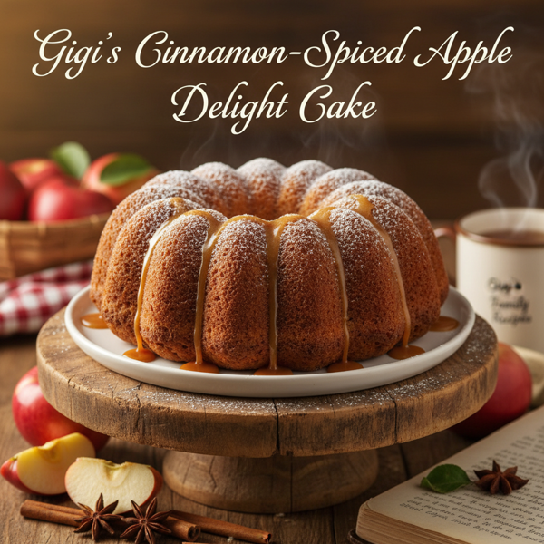 Gigi's Cinnamon-Spiced Apple Delight Cake recipe