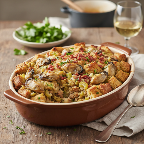 Gigi's Savory Oyster Stuffing recipe