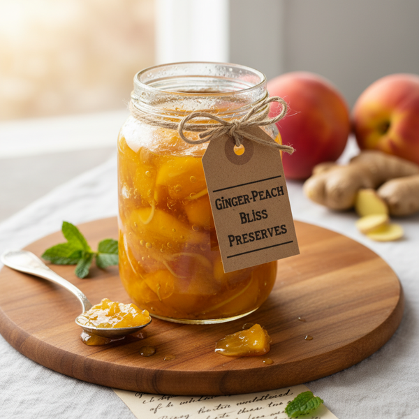Ginger-Peach Bliss Preserves recipe