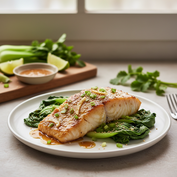 Ginger-Soy Glazed Baked Cod recipe