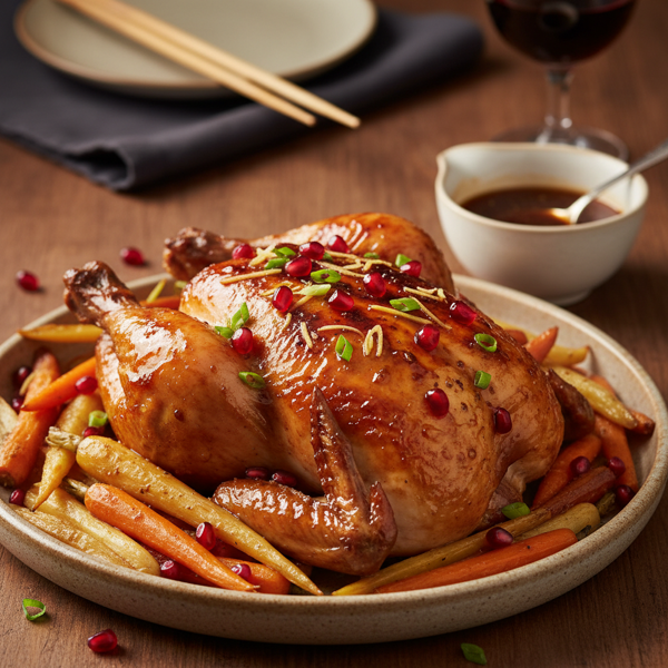 Ginger Pomegranate Teriyaki Glaze recipe