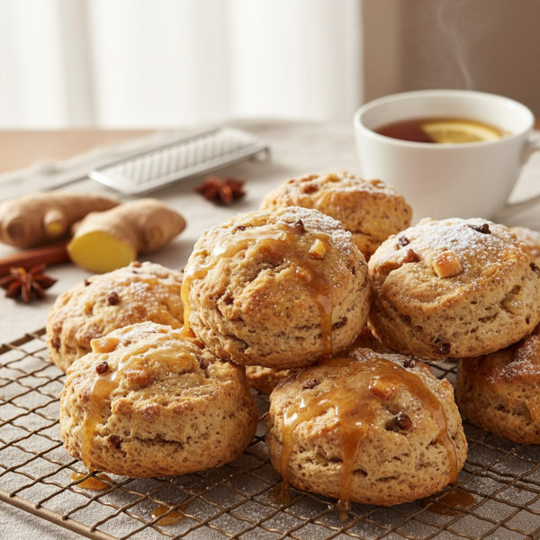 Ginger Spice Delight Scones recipe
