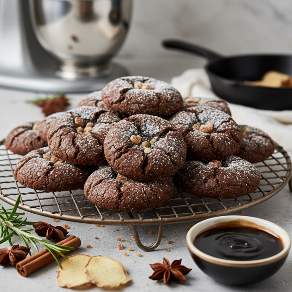 Ginger Spice Molasses Bliss Cookies recipe