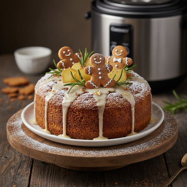 Gingerbread Delight Rice Cooker Cake recipe