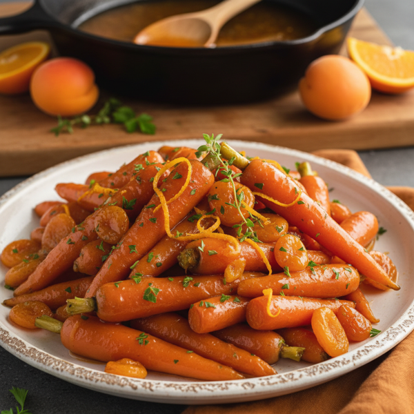 Glazed Apricot-Orange Carrots recipe