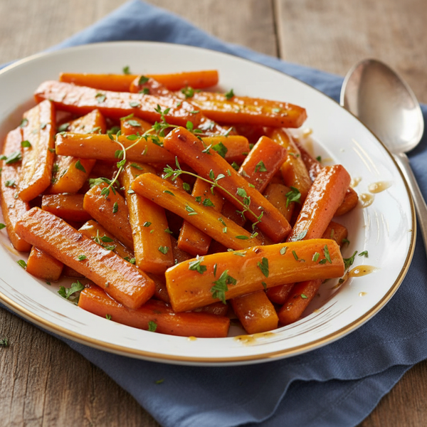 Glazed Carrots and Parsnips recipe