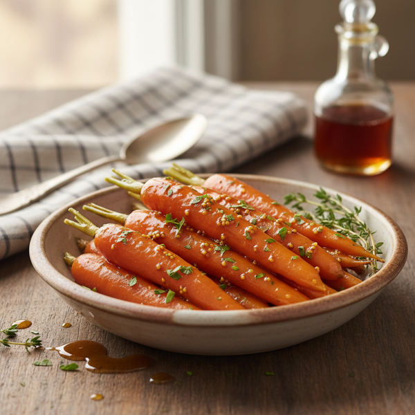 Glazed Maple-Dijon Carrots recipe