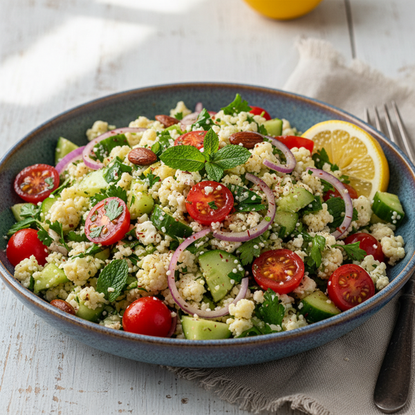 Gluten-Free Cauliflower Tabbouleh Salad recipe