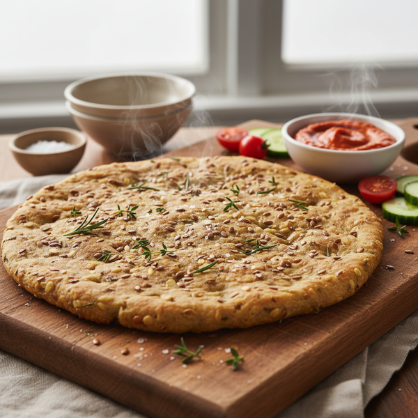 Gluten-Free Flaxseed Flatbread recipe