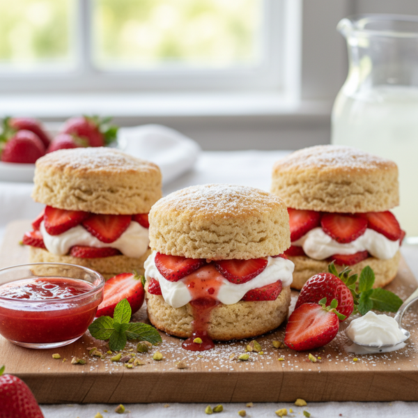 Gluten-Free Strawberry Delight Shortcakes recipe