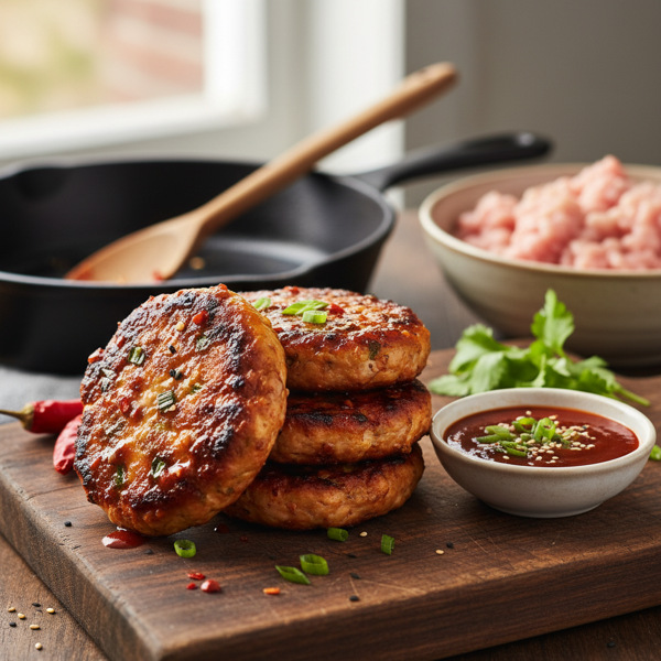 Gochujang Chicken Patties recipe