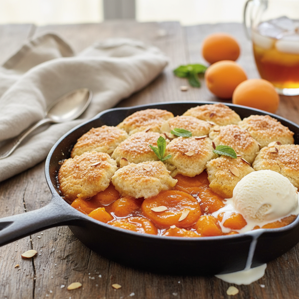 Golden Apricot Delight Cobbler recipe