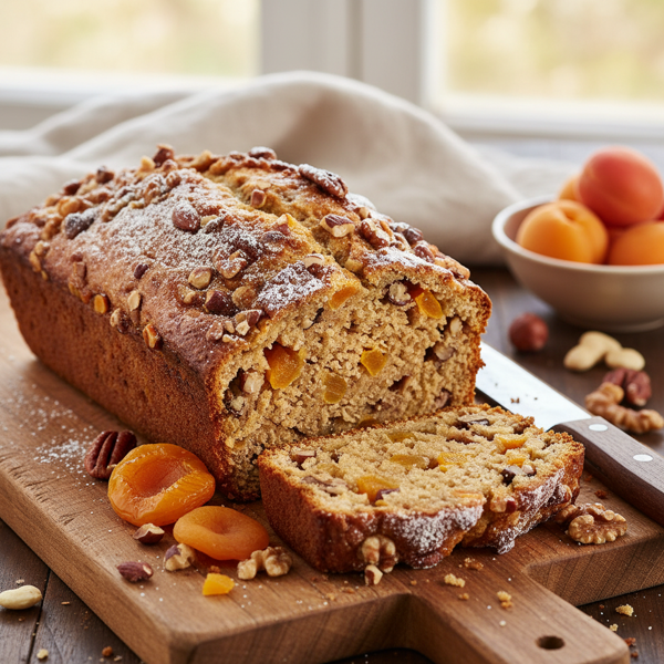Golden Apricot Nut Loaf recipe