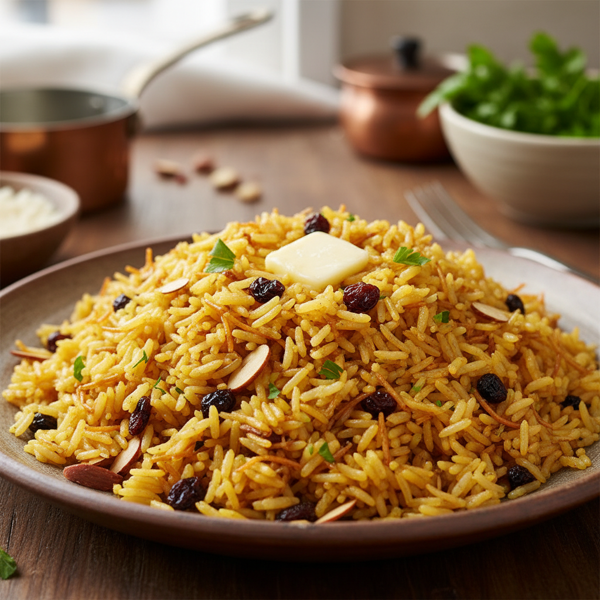 Golden Armenian-Style Rice Pilaf recipe