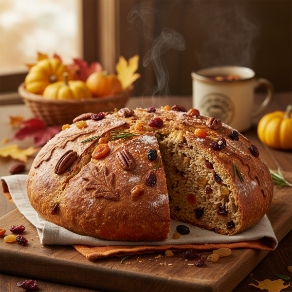 Golden Autumn Harvest Bread recipe