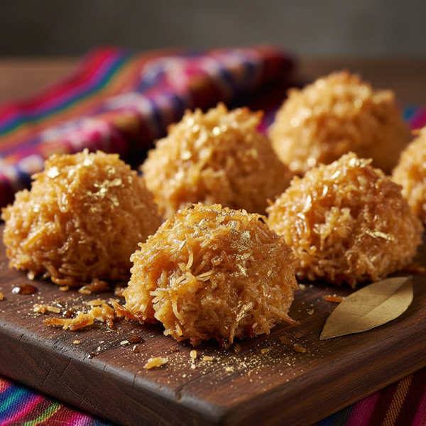 Golden Bolivian Cocadas recipe