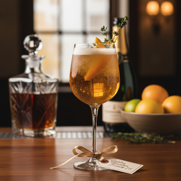 Golden Bourbon French 75 recipe