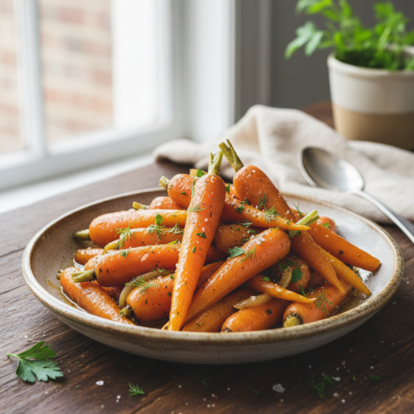 Golden Butter-Braised Carrots recipe