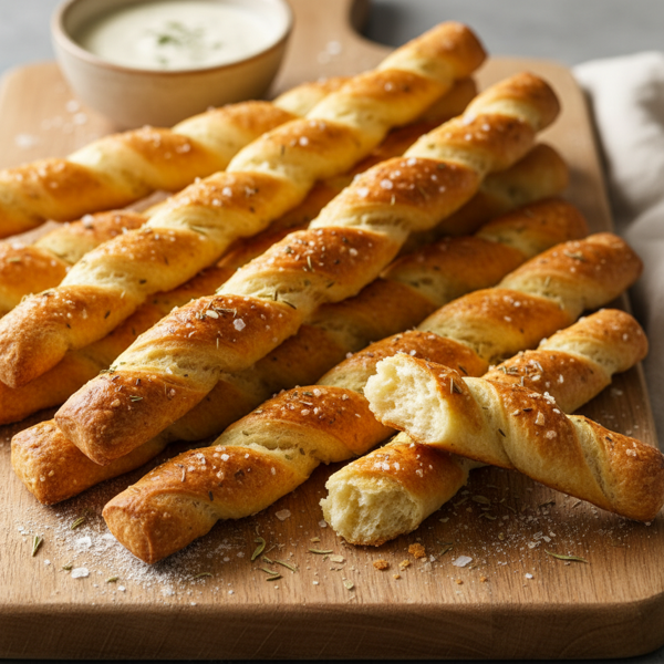Golden Buttermilk Breadsticks recipe