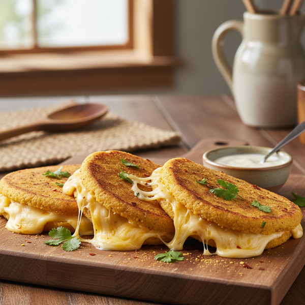 Golden Cheese Arepas Delight recipe