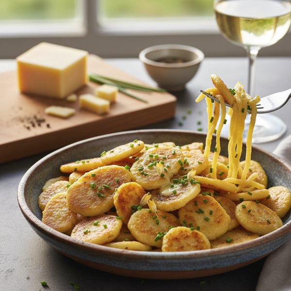 Golden Chive Spaetzle recipe