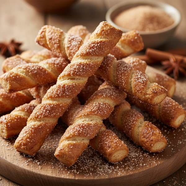 Golden Cinnamon Sugar Delight Sticks recipe