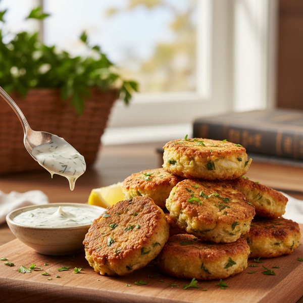 Golden Clam Fritters recipe