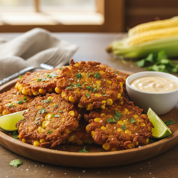 Golden Corn Fritters recipe