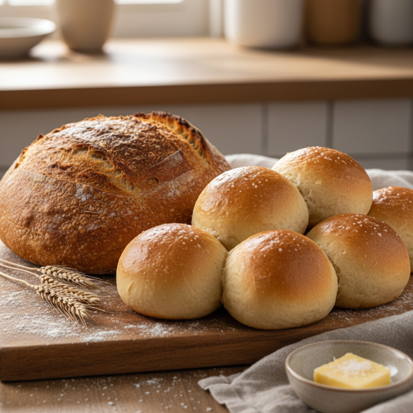 Golden Country White Bread & Soft Dinner Rolls recipe