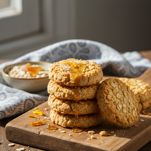 Golden Crunch Anzac Biscuits recipe