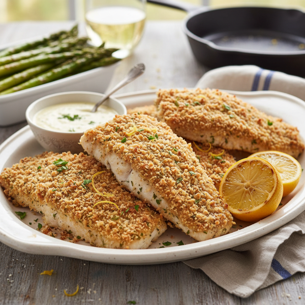 Golden Crunch Oven-Baked Fish Fillets recipe