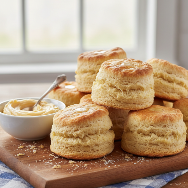 Golden Fluffy Southern Biscuits recipe