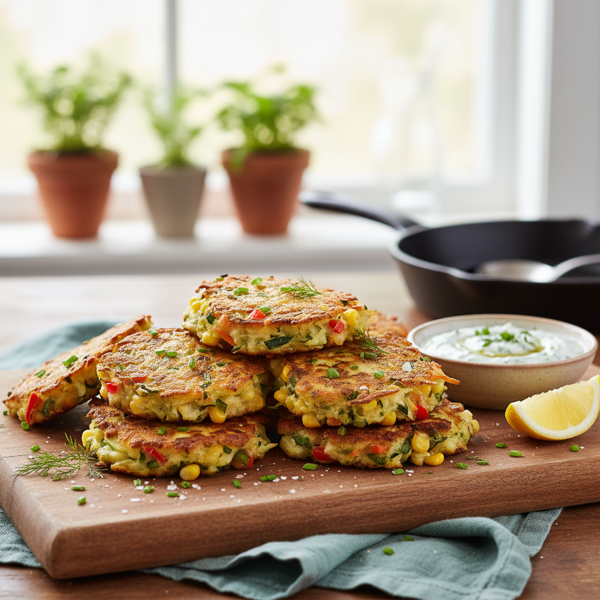 Golden Garden Vegetable Fritters recipe