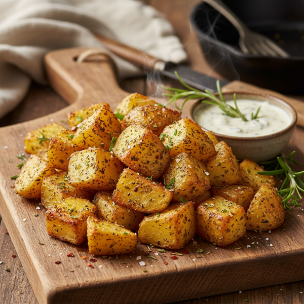 Golden Herb Roasted Potato Cubes recipe