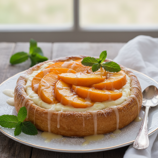 Golden Peach Cream Cheese Delight recipe